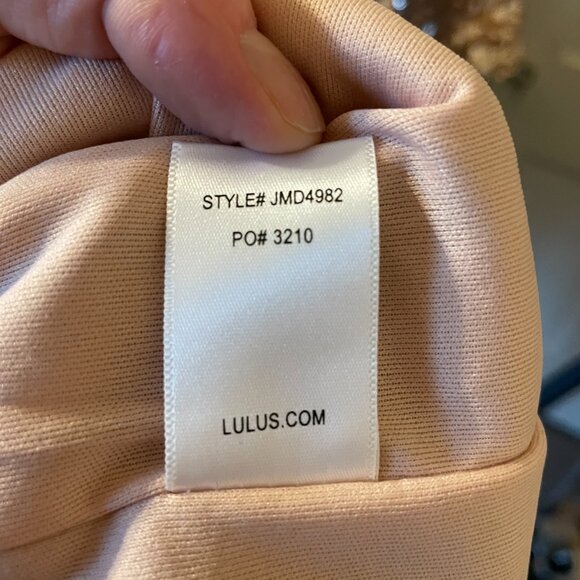 Lulus | Gold Sparkle Sequin Bodycon Low Back Minidress Small NWT - Picture 8 of 8